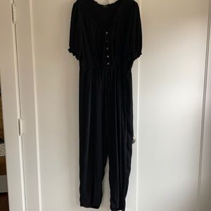 Lucky brand black jumpsuit